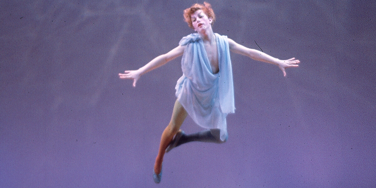 Roy Loney stars as Ariel in a 1964 student production of “The Tempest.”