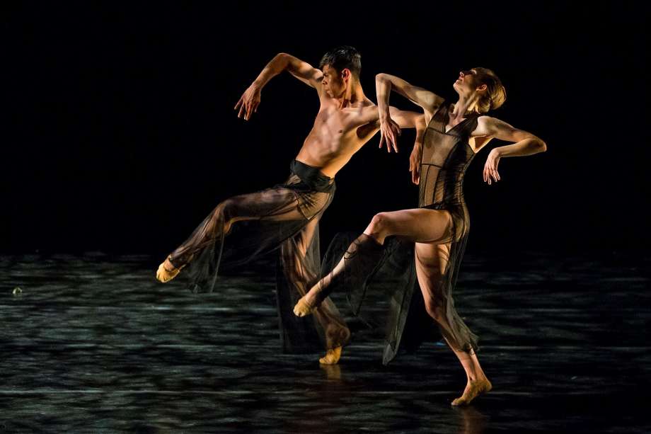 Vincent Chavez and Emily Kerr in “Luminaire.”