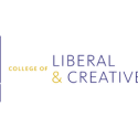 White Background with an SF State seal and purple and gold text that reads College of Liberal & Creative Arts